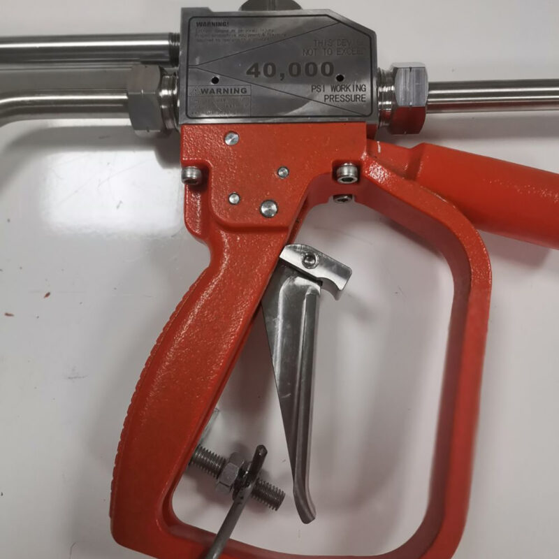 46-40Kpsi Pressure Water blasting cleaning 2800Bar Hand Gun