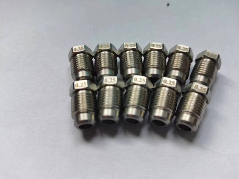 Water blasting cleaning machine nozzles 3/8-24-0.25mm