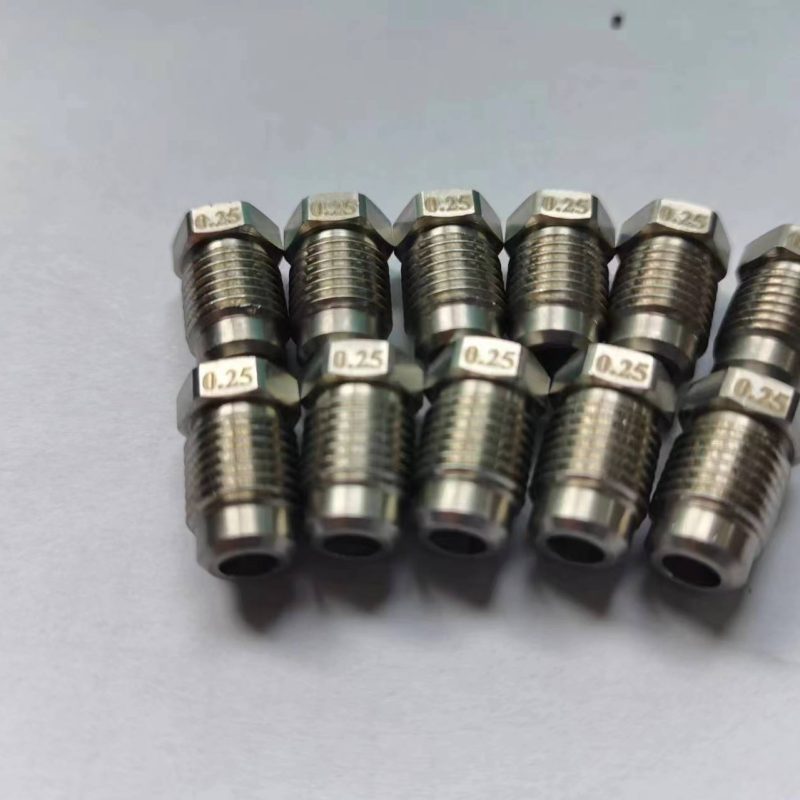 Water blasting cleaning machine nozzles 3/8-24-0.25mm