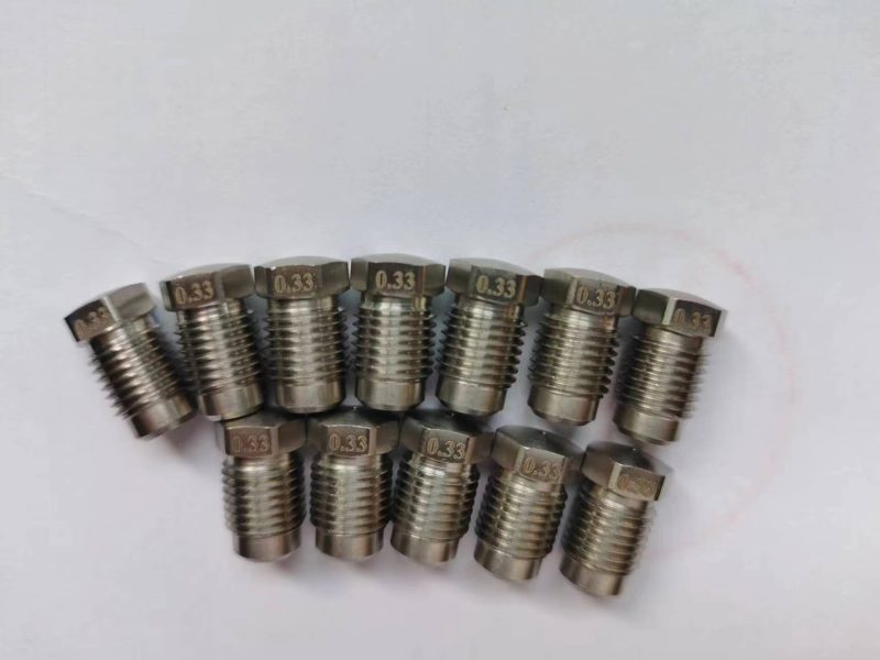 55Kpsi Pressure Water blasting chemical industry cleaning  machine components 3/8-24 Nozzles-0.33mm - Image 5