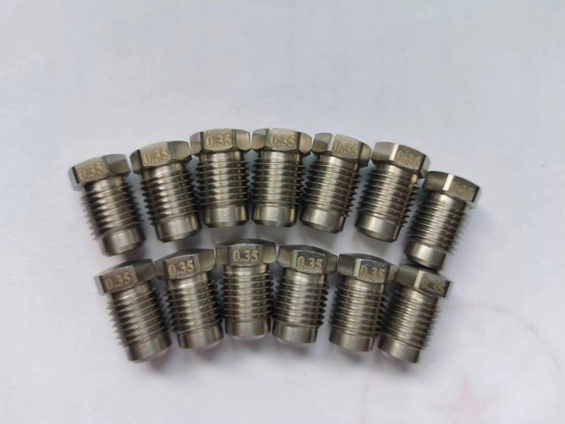 Water blasting cleaning machine nozzles 3/8-24-0.35mm - Image 3