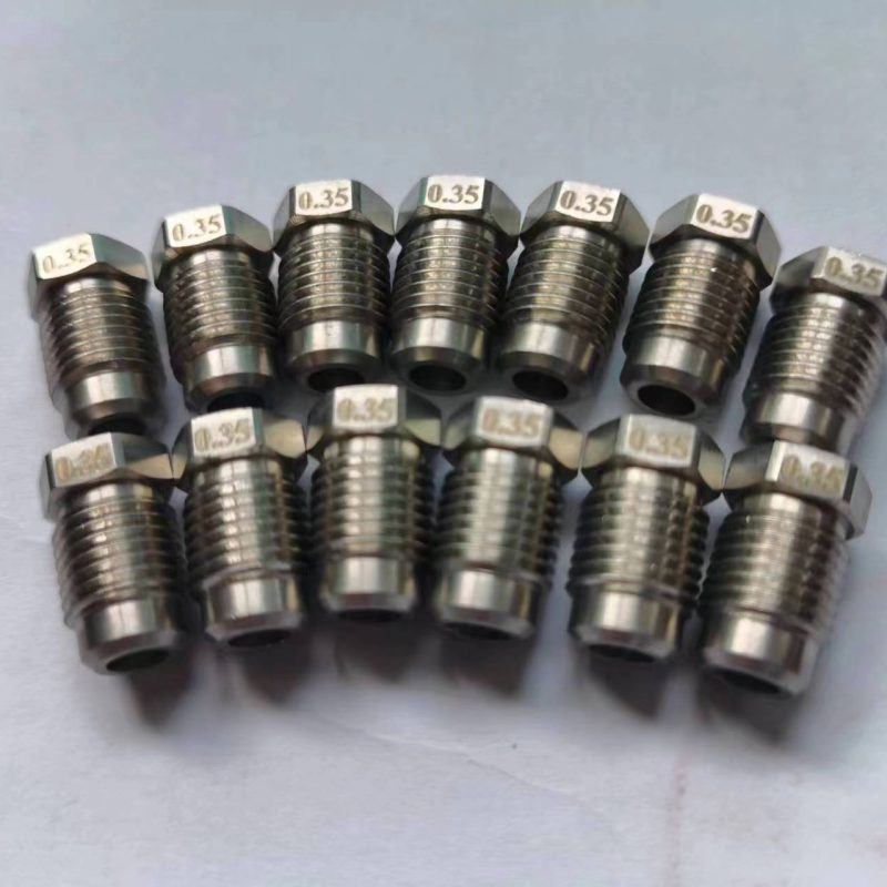 Water blasting cleaning machine nozzles 3/8-24-0.35mm