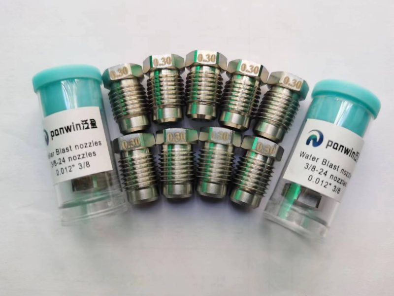 55Kpsi Pressure Water blasting chemical industry cleaning  machine components 3/8-24 Nozzles-0.30mm