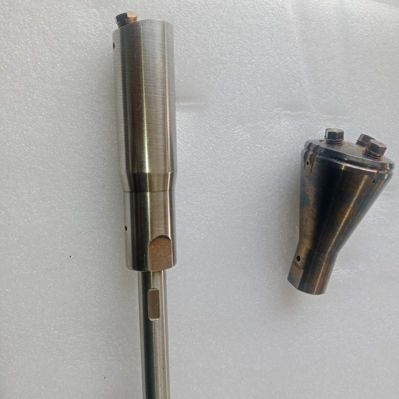 China Manufacturer UHP 2800Bar 15 Degree Offset Nozzle Carrier with Long Water line Nozzles - Image 8