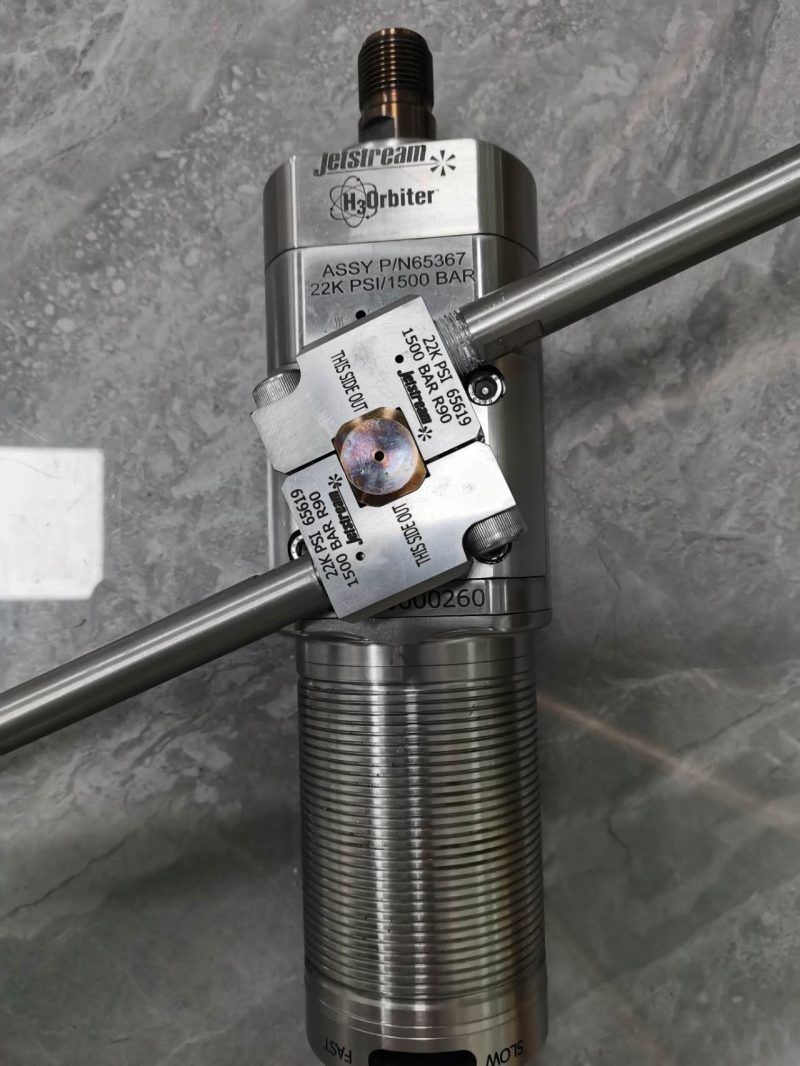 1500Bar High Pressure 3D Water H3 Orbiter Blasting Tank Vessels cleaning machine tools