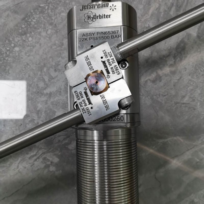 1500Bar High Pressure 3D Water H3 Orbiter Blasting Tank Vessels cleaning machine tools