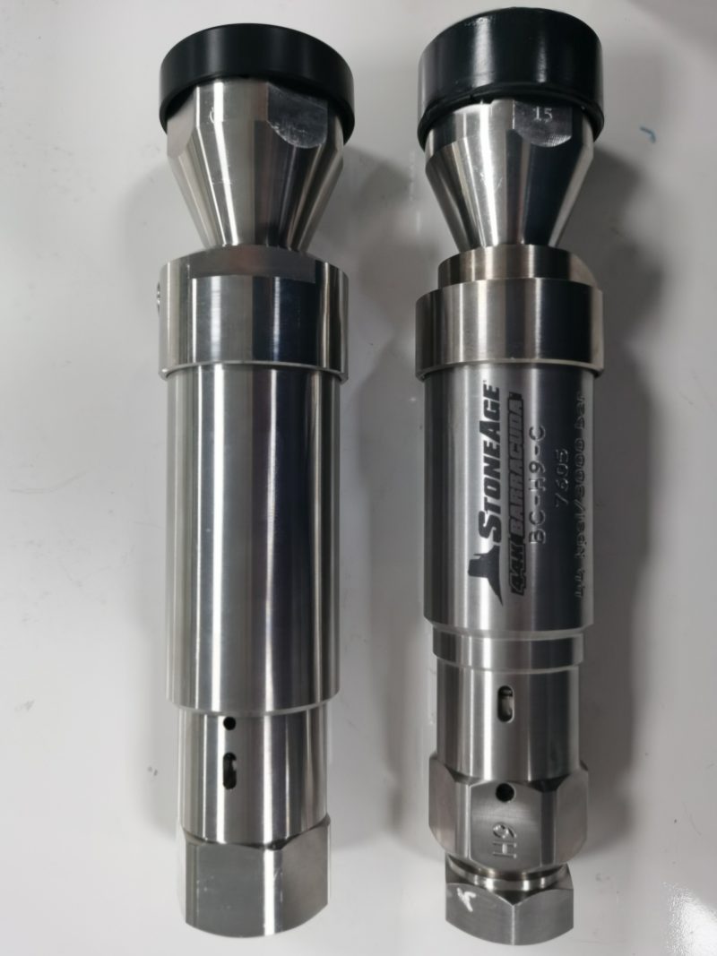 44kpsi/3000Bar High Pressure Hydro Jet Blasting Self-Rotary Head Nozzles BC-H9-C - Image 6