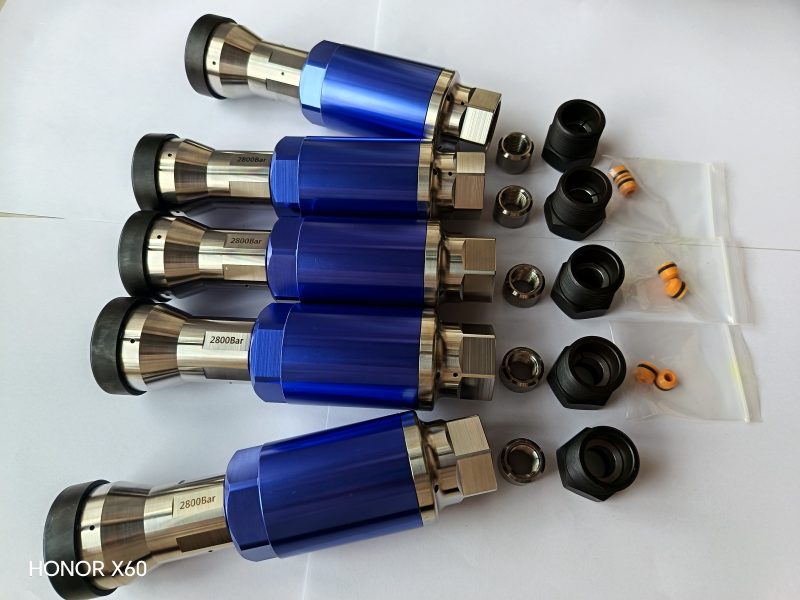 2800bar Pressure Water Jet blasting SC Self-Rotating Surface Cleaning high  UHP barracuda Nozzles - Image 4