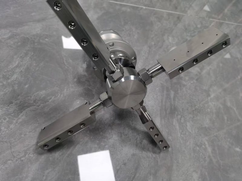 2800Bar high Pressure Hydro Jet Blasting cleaning machine Parts for shipyard cleaning 4 Blades rotary nozzles - Image 2