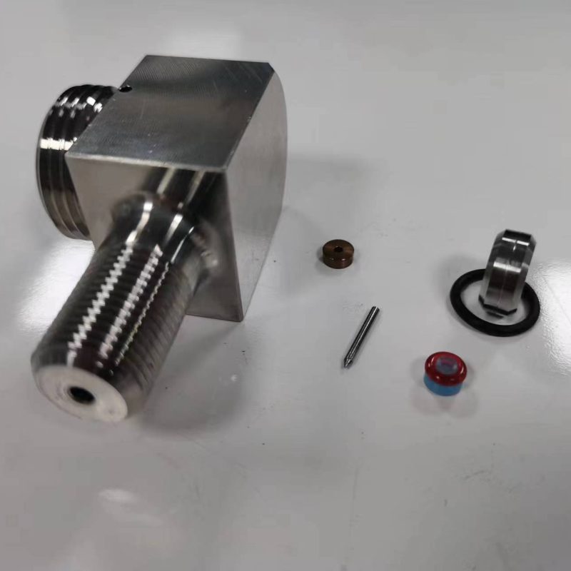 87K 5 Axis direct drive waterjet cutting machine parts for Flow On/Off Valve head adapter 90degree repair kit