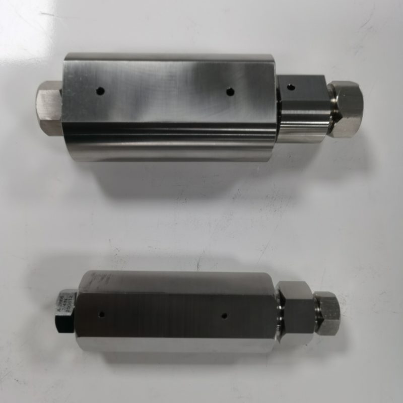 60Kpsi high pressure stone waterjet cutting for KMT 3/8 Inlet Water Filter Assembly