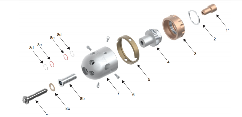 22Kpsi 1500Bar triplex plunger pump hydro jet drain machine UHP water blast nozzle Water blaster 4’’ Badger Tube Nozzle - Image 6