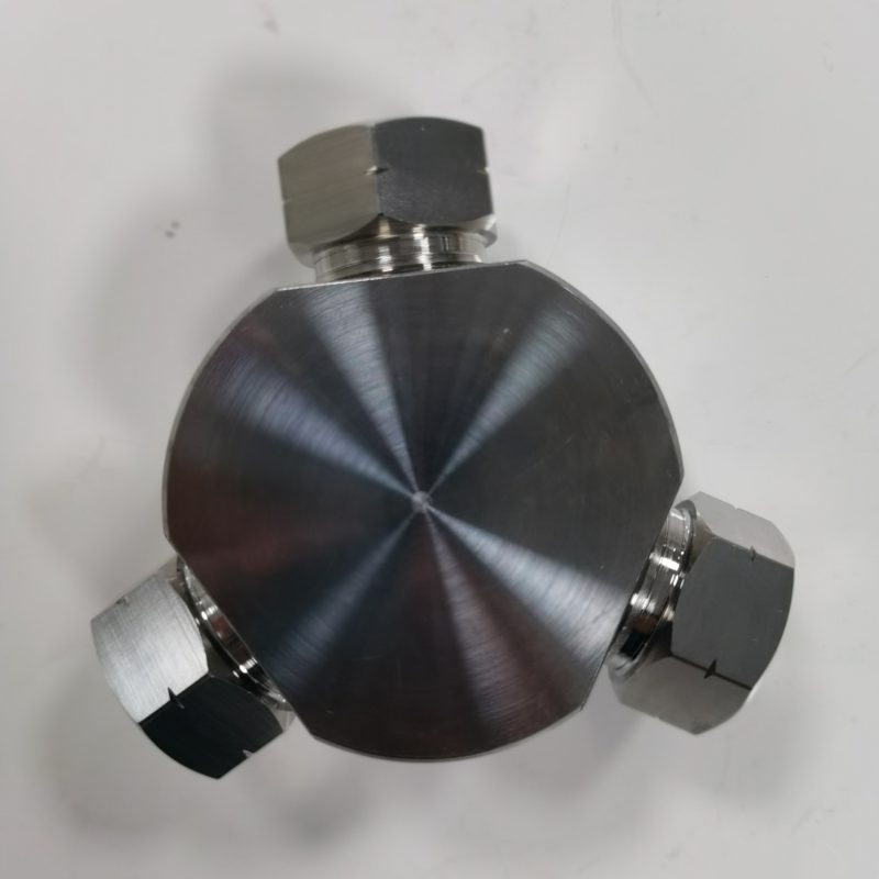 60,000PSI Ultra-high pressure Waterjet Blasting Paint removal cleaning machine parts T and Y adapter