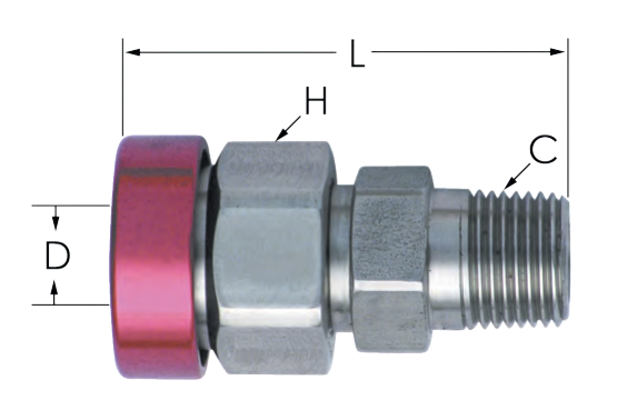 UHP Waterjet Hydro-Blasting Water blaster Industry Cleaning 15K Rupture Disc Holder – 1/2″NPT-Jetstream 51035 - Image 4