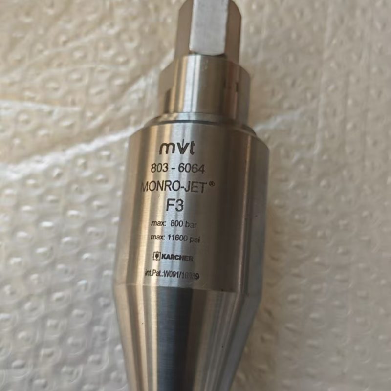 500Bar Excellent Quality Hydro-Jetting Pressured Pump Blasting Aluminum Cement concrete Building Formwork Self-Rotary monro MVT Style F4 Nozzles