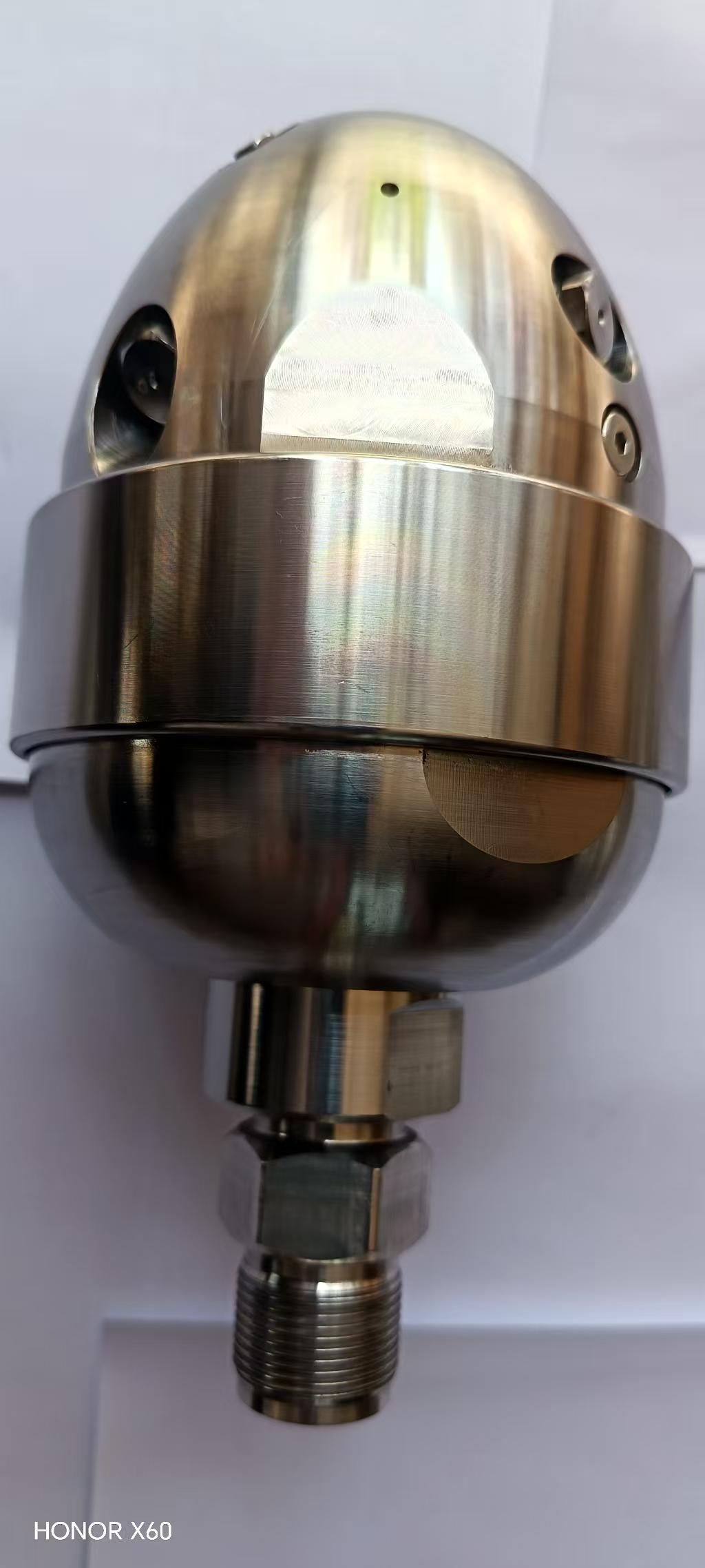 22kpsi 1500Bar UHP Pressure Water Jet cleaning Hydro-Jetting 6" Rhino Pipeline Cleaning Nozzle - Imagen 7