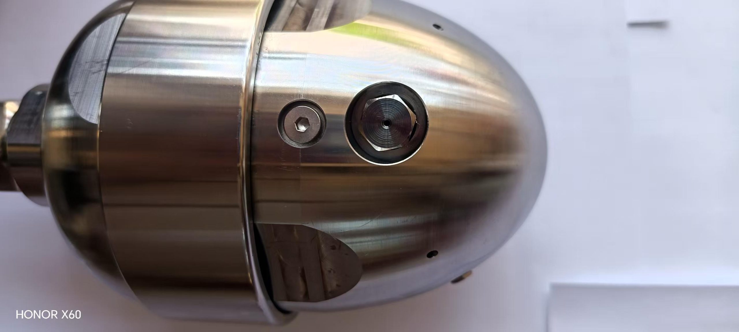 22kpsi 1500Bar UHP Pressure Water Jet cleaning Hydro-Jetting 6" Rhino Pipeline Cleaning Nozzle - Imagen 8