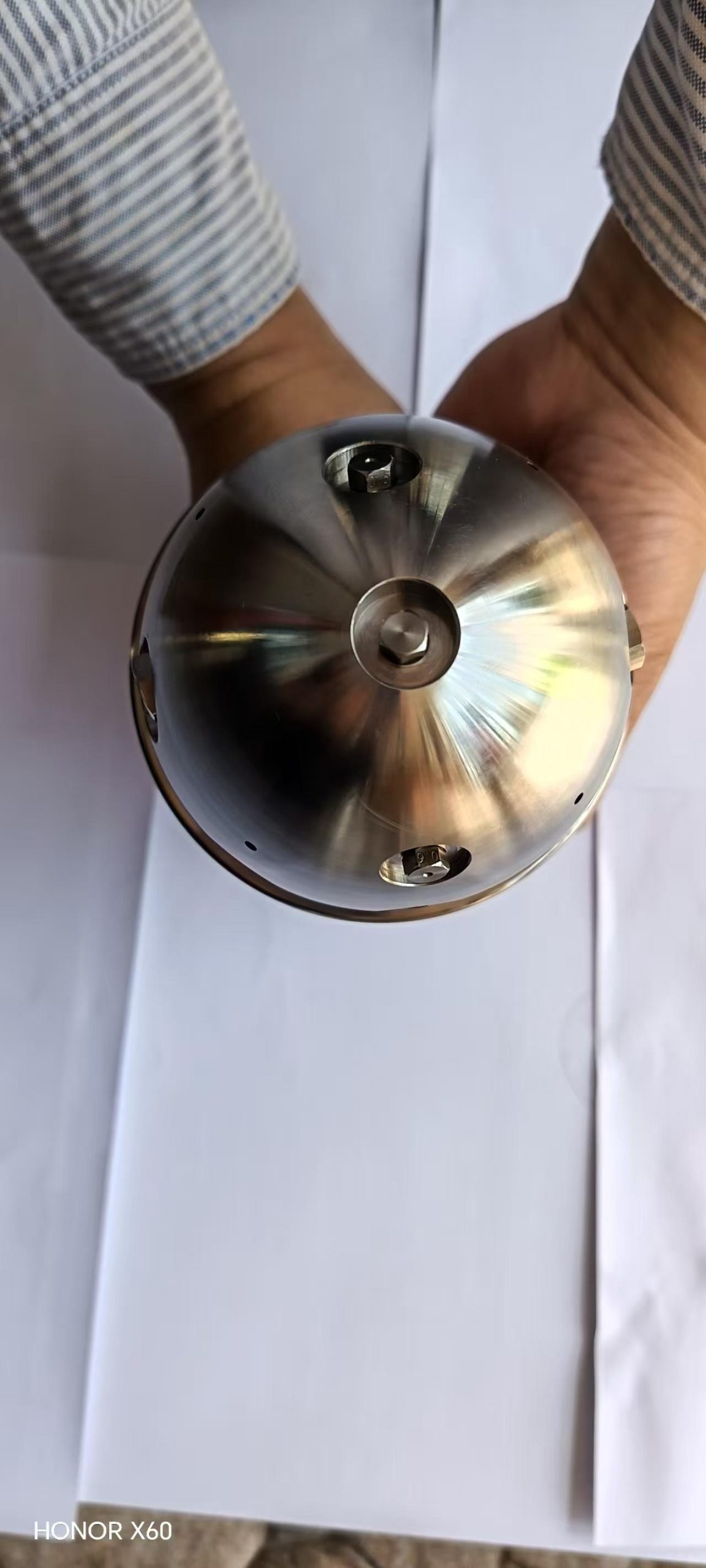 22kpsi 1500Bar UHP Pressure Water Jet cleaning Hydro-Jetting 6" Rhino Pipeline Cleaning Nozzle - Imagen 3