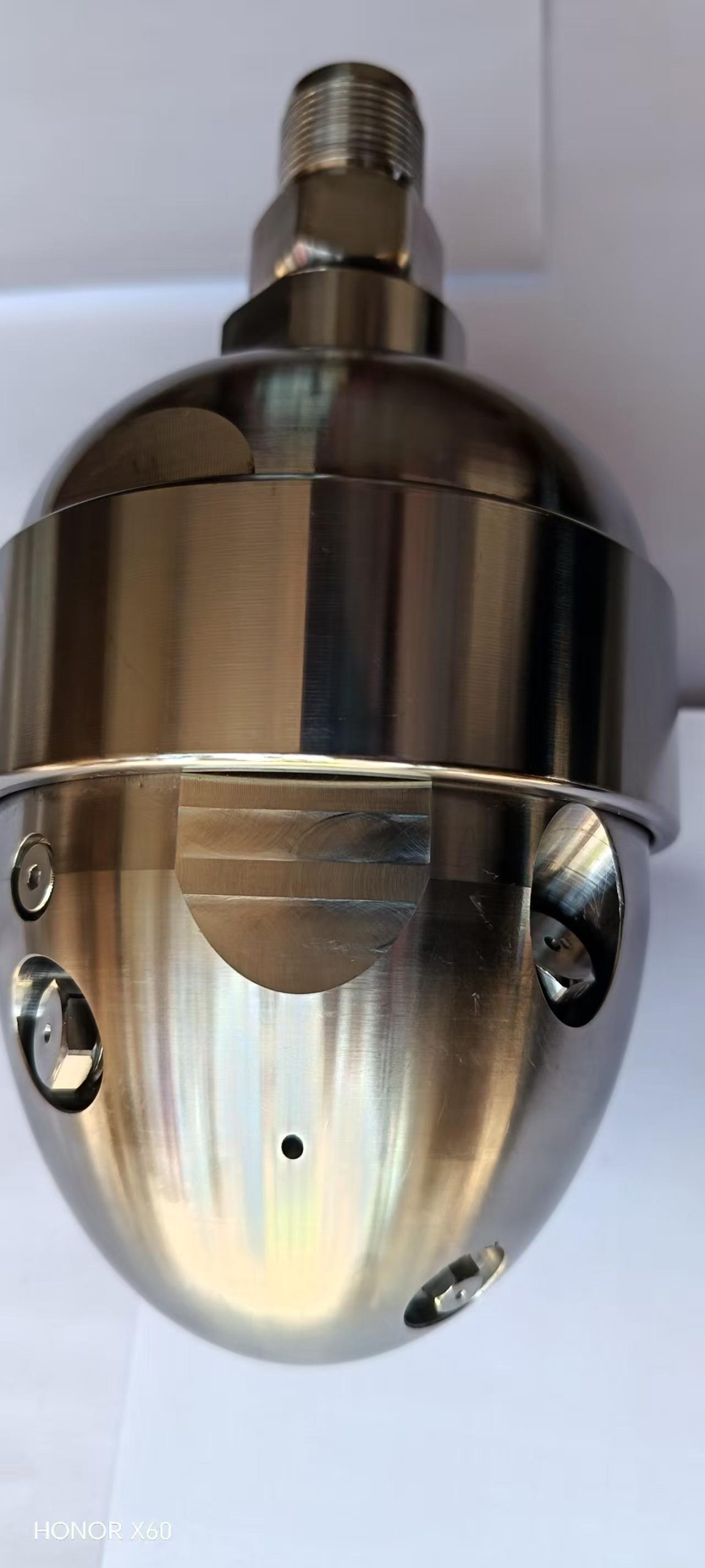 22kpsi 1500Bar UHP Pressure Water Jet cleaning Hydro-Jetting 6" Rhino Pipeline Cleaning Nozzle