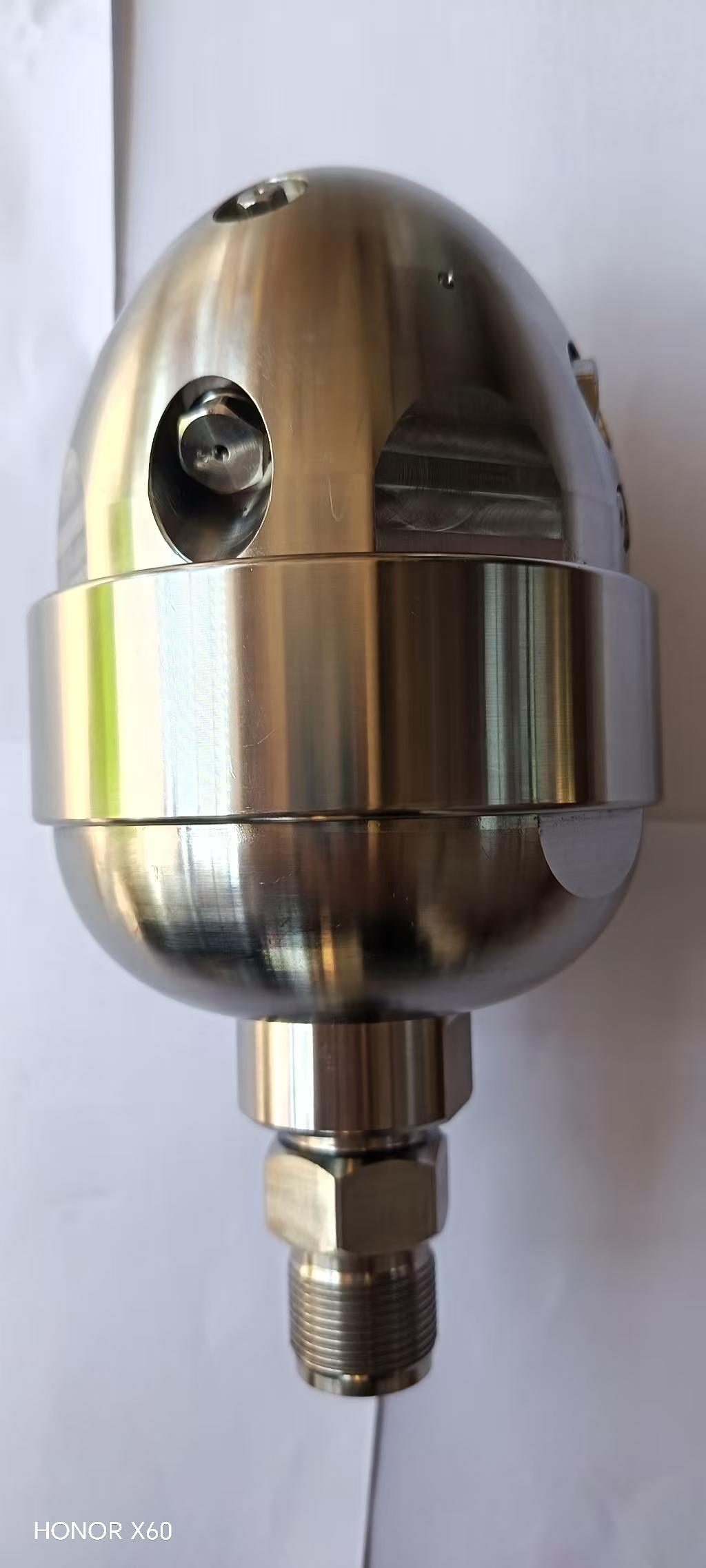 22kpsi 1500Bar UHP Pressure Water Jet cleaning Hydro-Jetting 6" Rhino Pipeline Cleaning Nozzle - Imagen 5