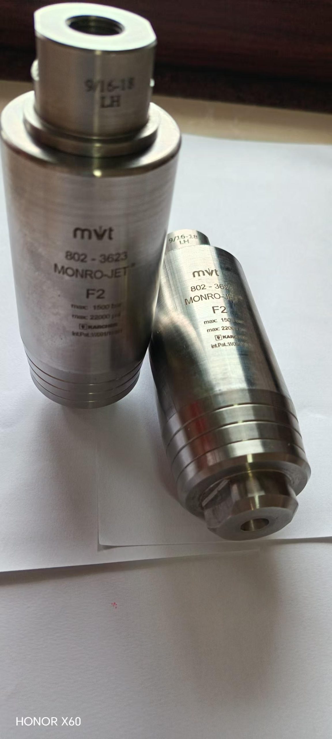 22KPSI 1500Bar Pressure Water Jet Blasting Paint Removal cleaning Rotary Flat Jet for monro MVT F2 Nozzles - Image 4