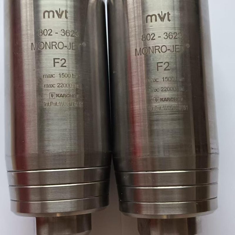 22KPSI 1500Bar Pressure Water Jet Blasting Paint Removal cleaning Rotary Flat Jet for monro MVT F2 Nozzles