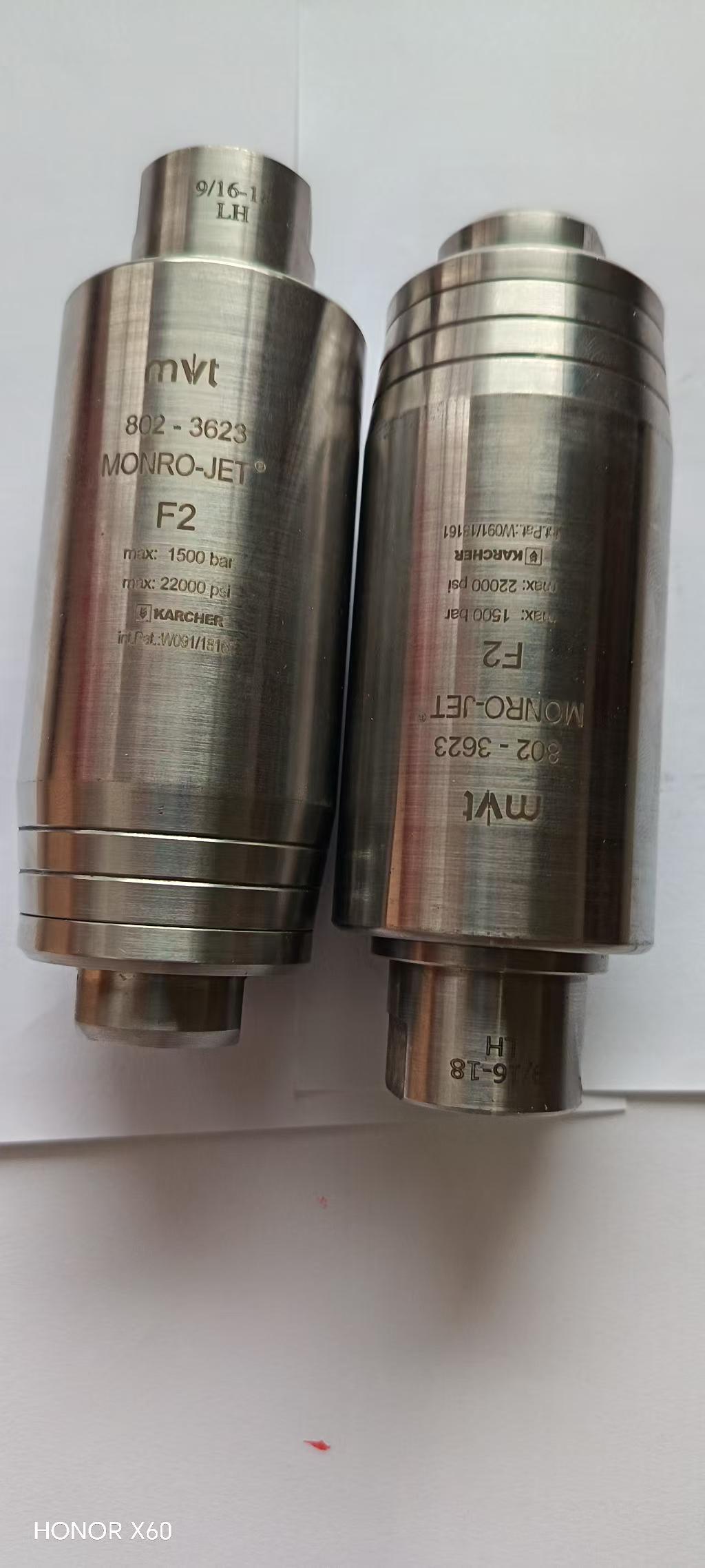 22KPSI 1500Bar Pressure Water Jet Blasting Paint Removal cleaning Rotary Flat Jet for monro MVT F2 Nozzles - Image 5