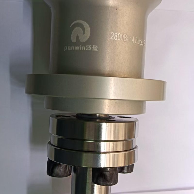 40kpsi Pressure UHP Water Jet cleaning 4 Blades Rotary Assembly Swivel
