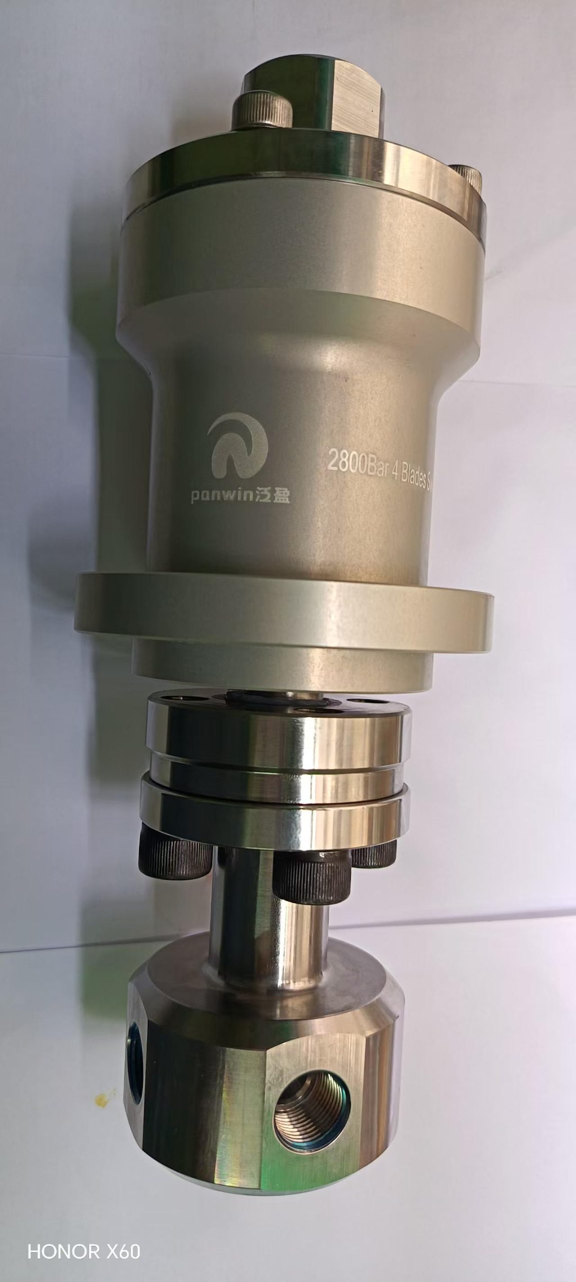 40kpsi Pressure UHP Water Jet cleaning 4 Blades Rotary Assembly Swivel