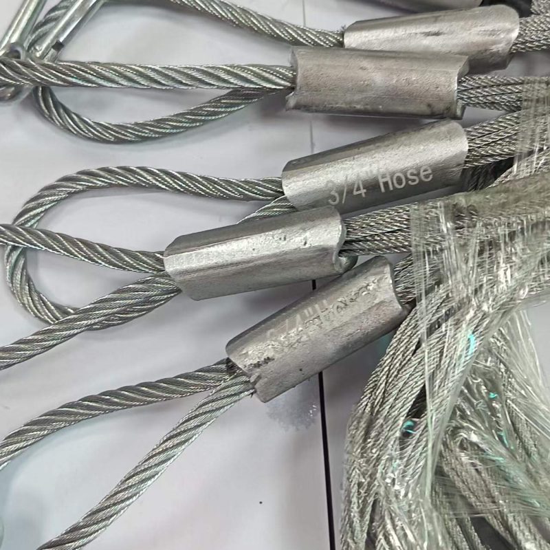 2800Bar UHP Water-blaster Surface preparation blasting Protective connectors WOMA Hammelmann Whipcheck for 3/4'' Hose