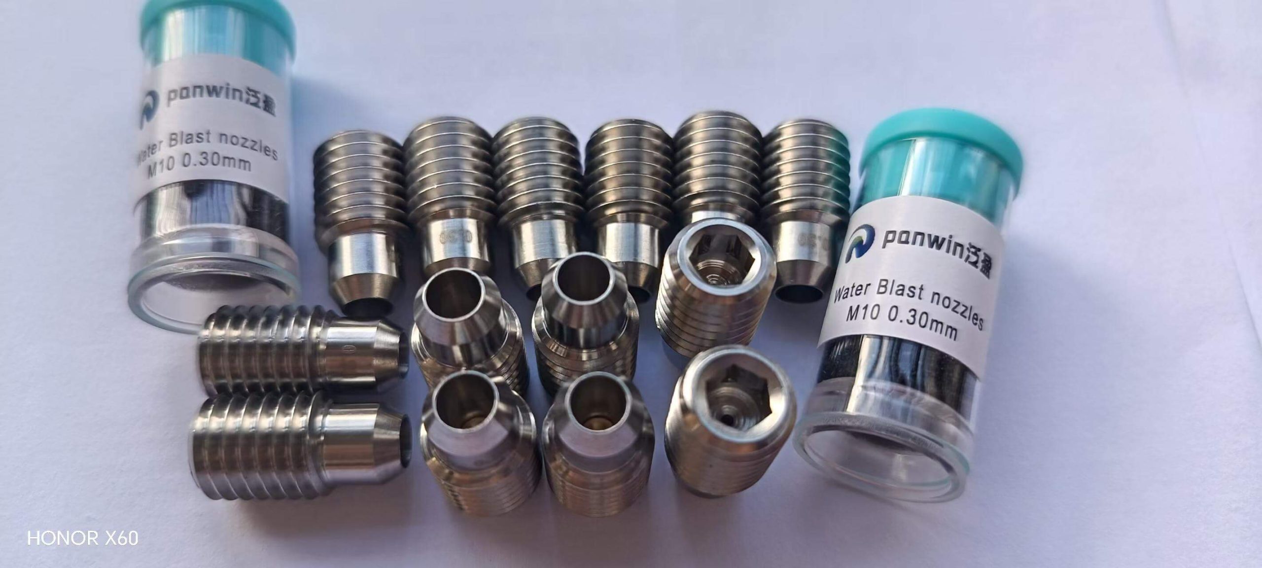 40K-2800Bar UHP Hydro-Jetting Waterblaster Sapphire Nozzls M10-0.30 - Imagen 3