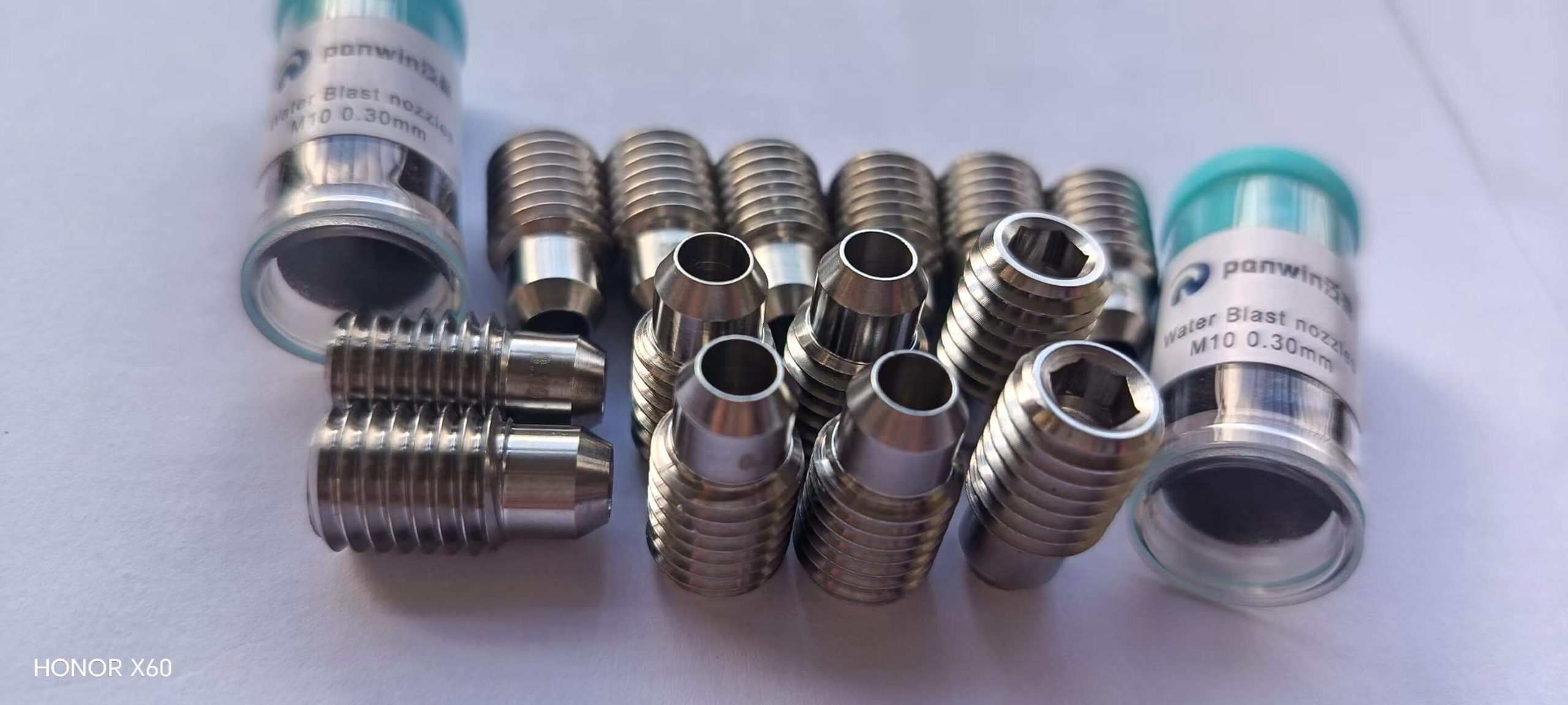 40K-2800Bar UHP Hydro-Jetting Waterblaster Sapphire Nozzls M10-0.30 - Imagen 4