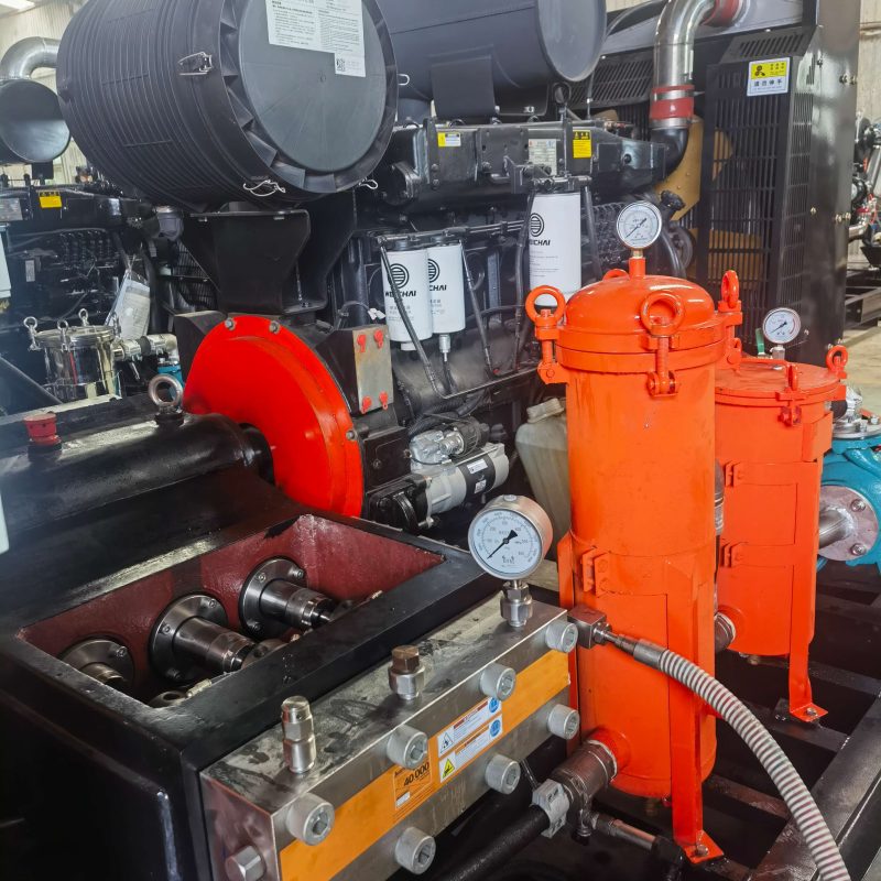 Ultra-high Pressure Hydro-Jetting Water-blaster Triplex Plunger cleaning machine Complete Pump